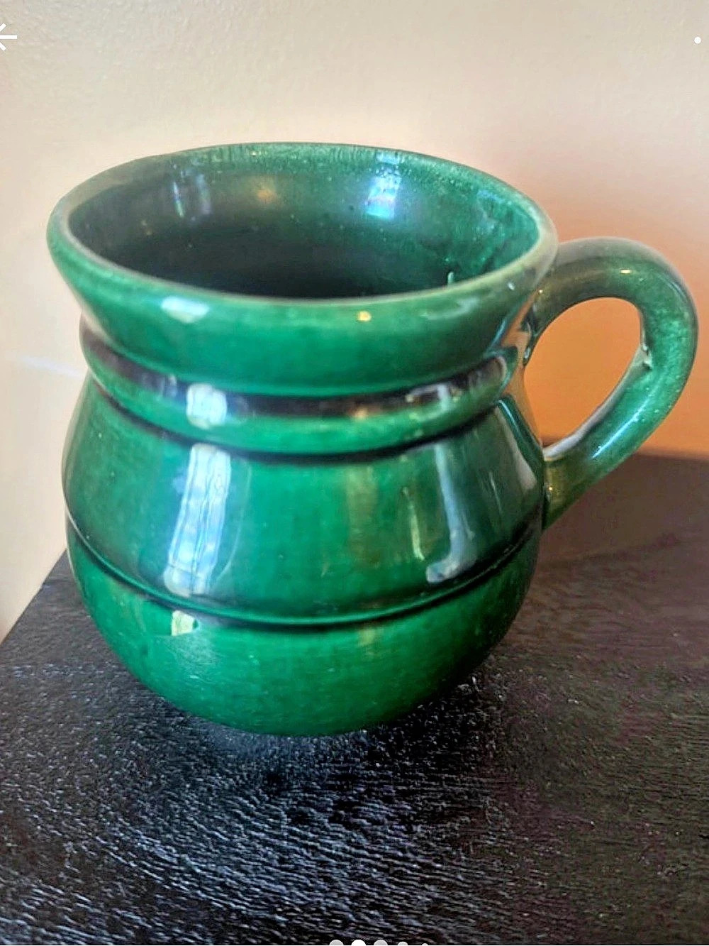 Handmade ceramic Green Mug